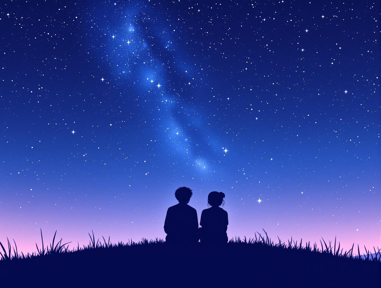 星空下的约定 - 日剧短片治愈动漫短剧 星空下的约定