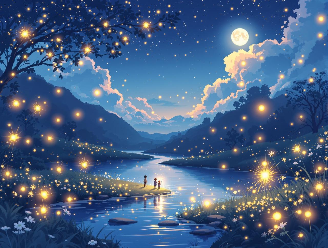 夏夜物语 · 星空与萤火虫 - 日剧短片精选专题 夏夜物语 · 星空与萤火虫